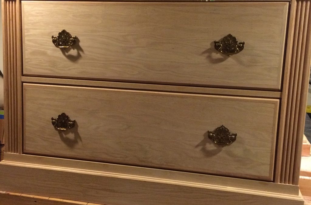 Oak File Cabinet